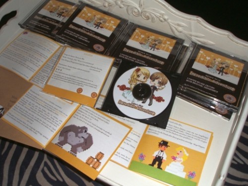 Niko's geeky wedding received a CD invite containing a custommade 8bit