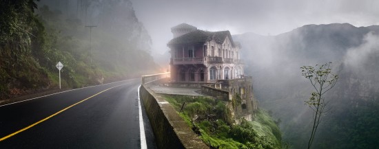 Jose Maria Mellado  "Hotel by Tequendama Falls" courtesy Crown Gallery