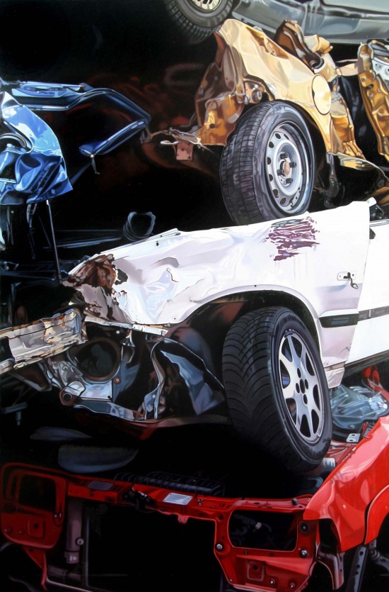 2009,Crash,olio su tela,cm150x100