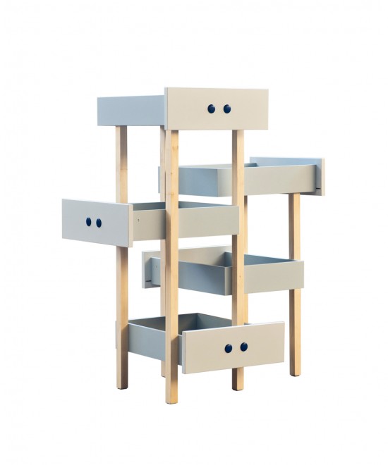 cassettiera sospesa fondo bianco