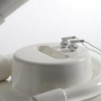 This is where you put your earbuds