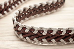 Adriano Meneghetti woven belt detail