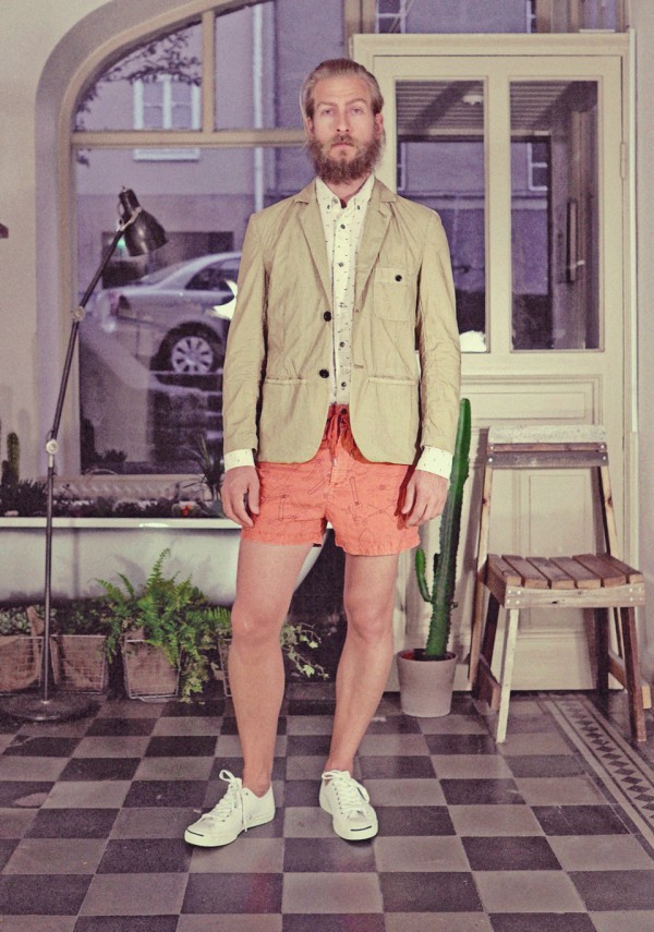 Ginsberg hay blazer & Duke print swimwear