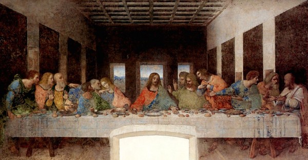 Foto di repertorio. Leonardo: Cenacolo 1495 circa.