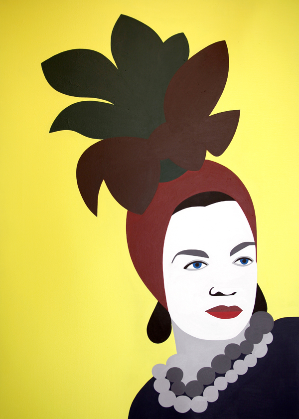 Carmen Miranda (acrilico su tela, 50X70, 2010)