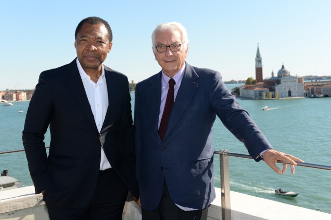 Biennale Arte - Okwui Enwezor e Paolo Baratta