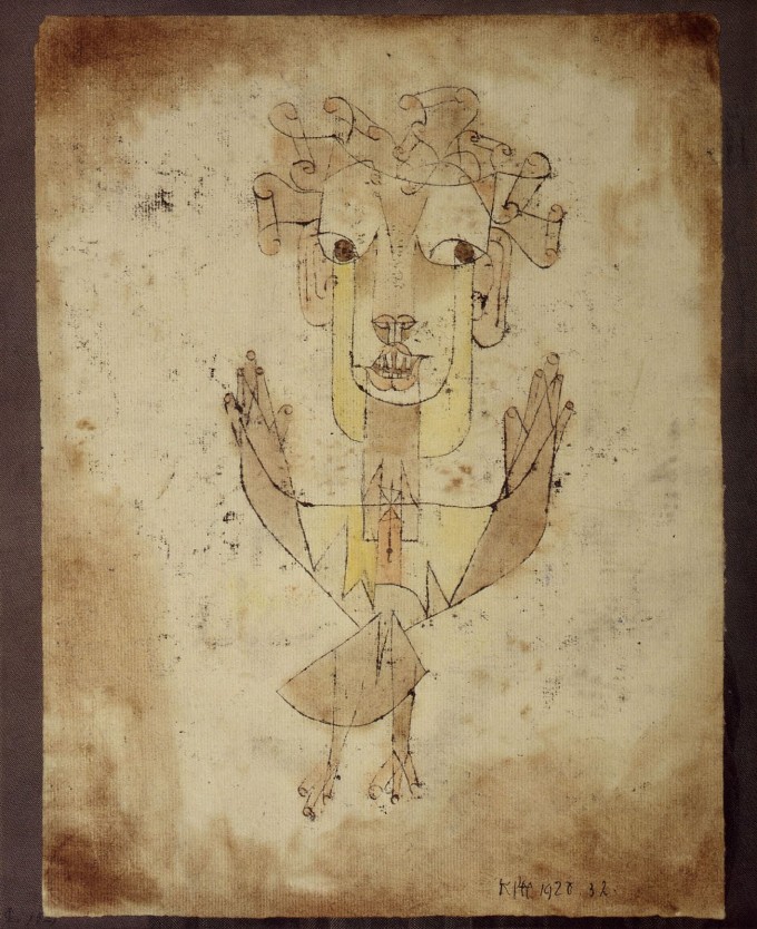 "Angelus Novus" Paul Klee in 1920