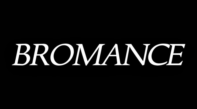 Bromance logo fond noir