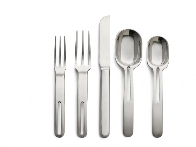Design Memorabilia_Gae Aulenti_Argento Flatware_De Gustibus Collection