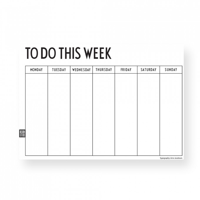 Weekly planner 14 €