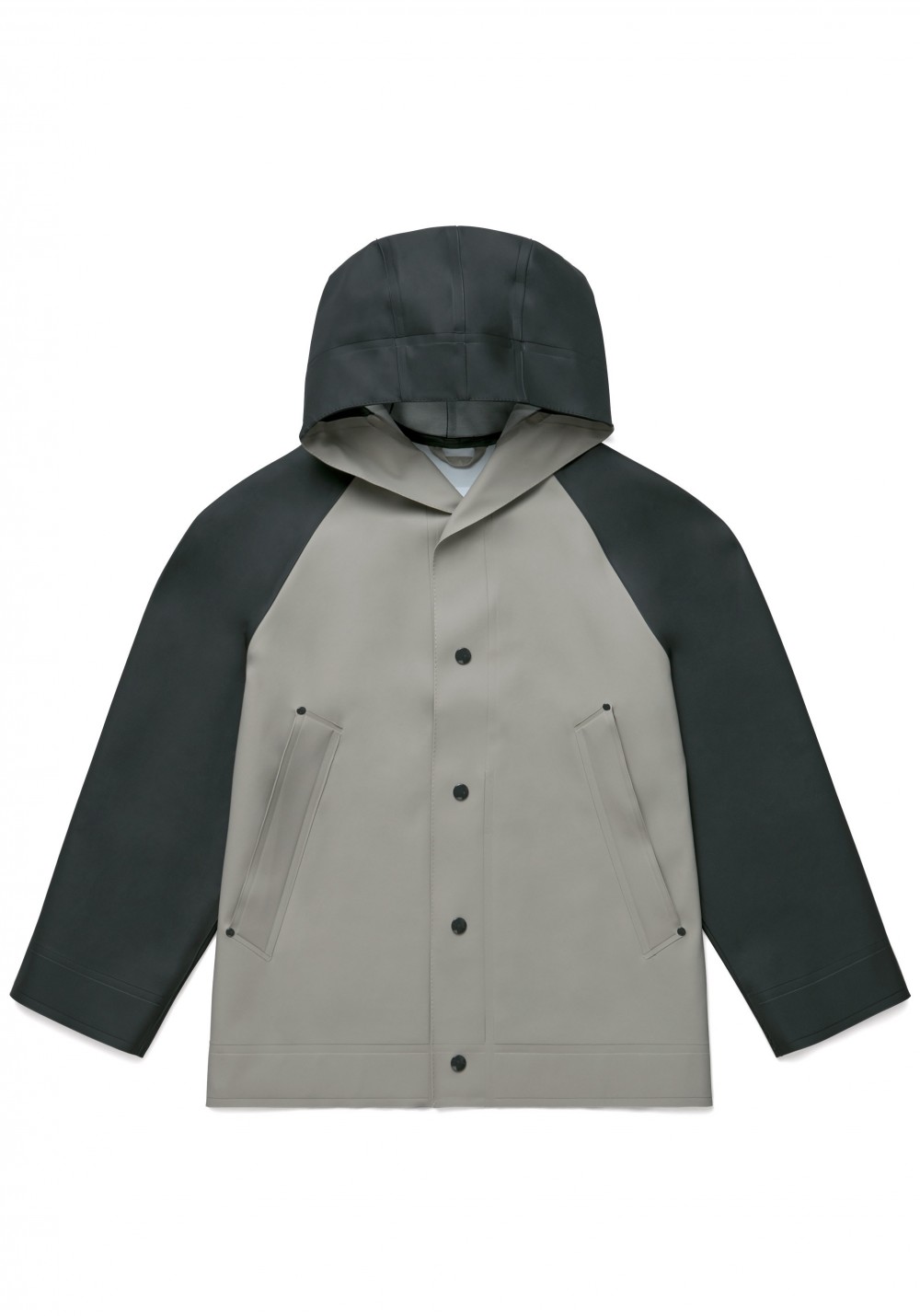 02 Stutterheim for Marni SS18_Man_RaglanJacket_BlackPotato_Product