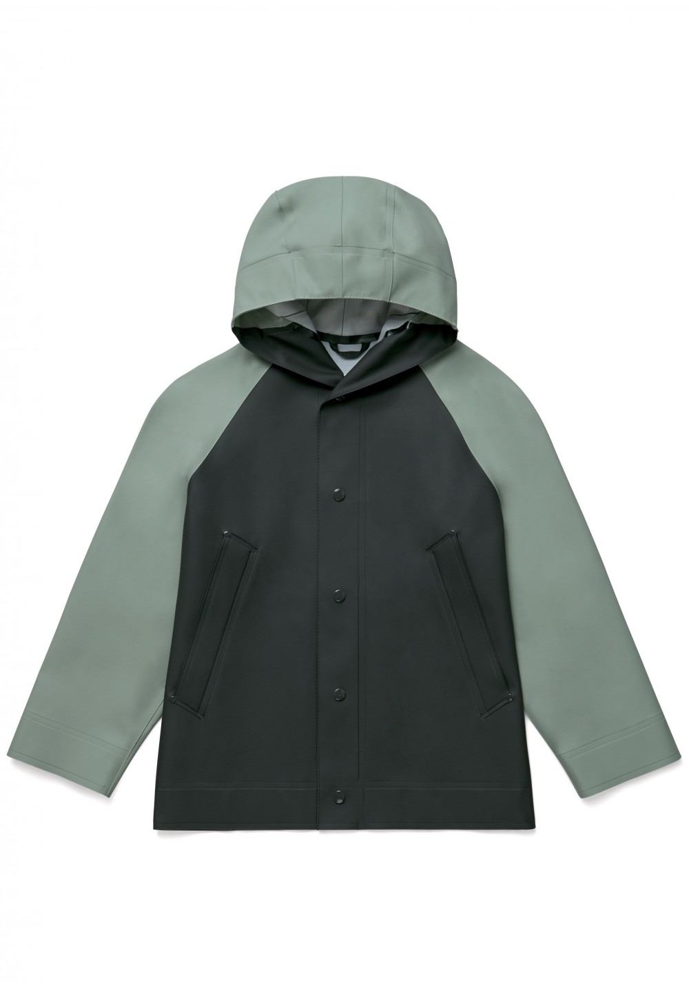 03 Stutterheim for Marni SS18_Man_RaglanJacket_KhakiGreenBlack_Product