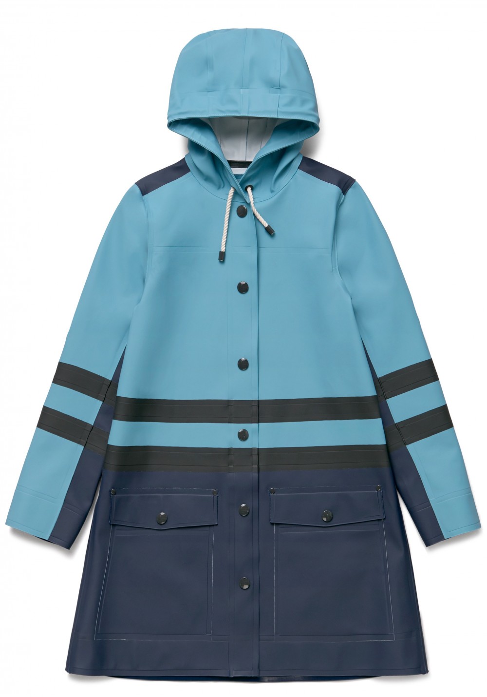 04 Stutterheim for Marni Spring18_Woman_StripeCoat_StoneBlueMulti_Product