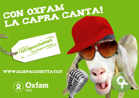 “Spacchettati” a Natale con Oxfam! capra