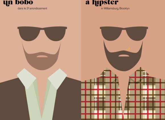 Paris versus New York bobo-hipster