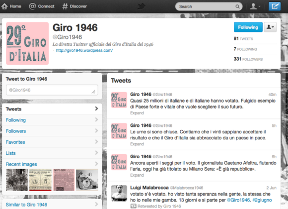 Sta per Iniziare il Giro d'Italia del 1946 Giro1946 - TwitCronaca
