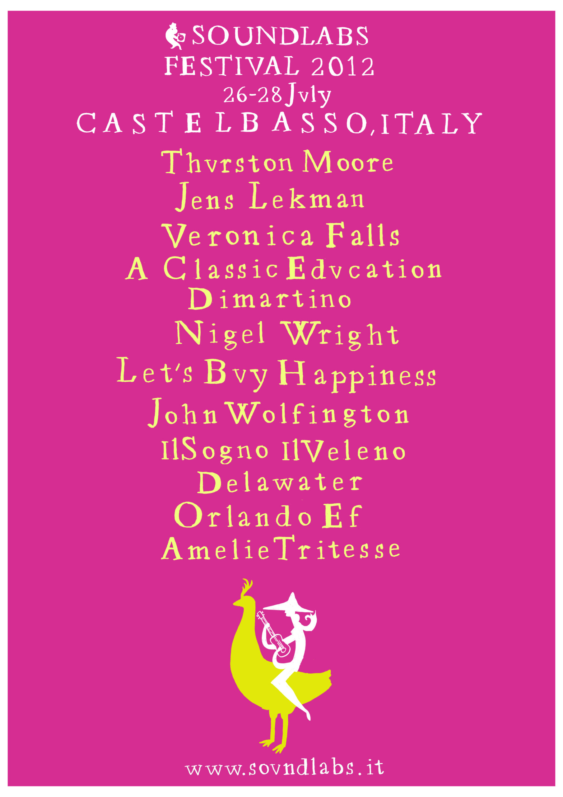 SOUNDLABS FESTIVAL 2012 PosterFucsia