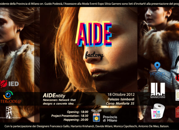 Conferenza stampa ottobre 2012 AIDE Factory