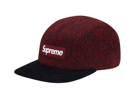 supreme-harris-tweed-herringbone-camp-cap-4