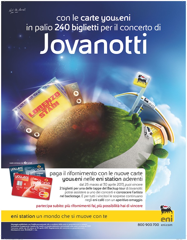 Contest You&Eni ENI_Jovanotti