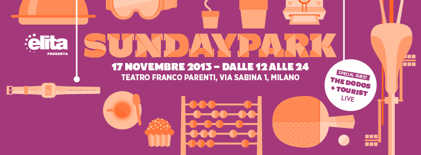 elita SUNDAYPARK - domenica 17 novembre w/ The Dodos, Tourist fb_cover-1