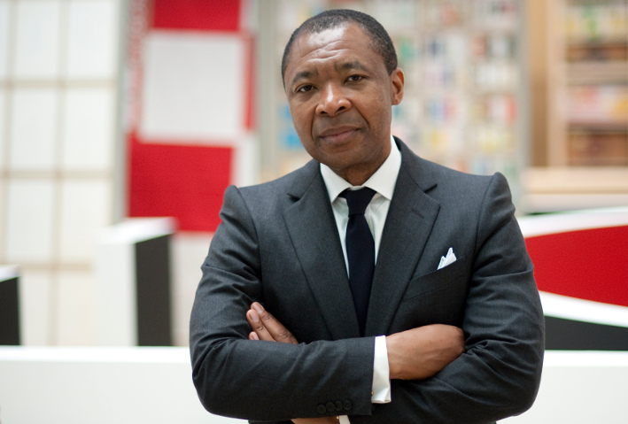 Enwezor at next Biennale arte Okwui Enwezor Portrait by Andreas Gebert