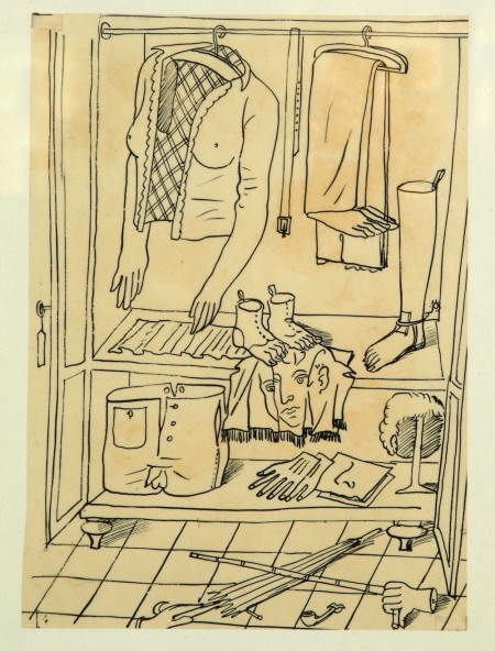 guardaroba surreale Piero Fornasetti