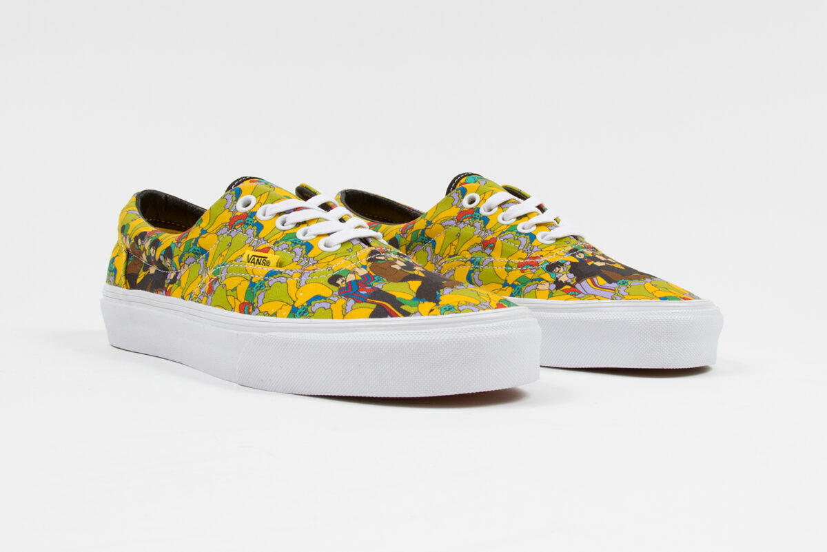 VANS 'THE BEATLES' The-Beatles-Yellow-Submarine-by-Vans_Era_Garden-True-White_Spring-2014_1