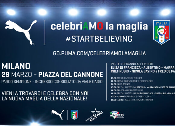 SAVE THE DATE - CelebriAMO la maglia by Puma STD_PUMA_CELEBRIAMO LA MAGLIA_MILANO