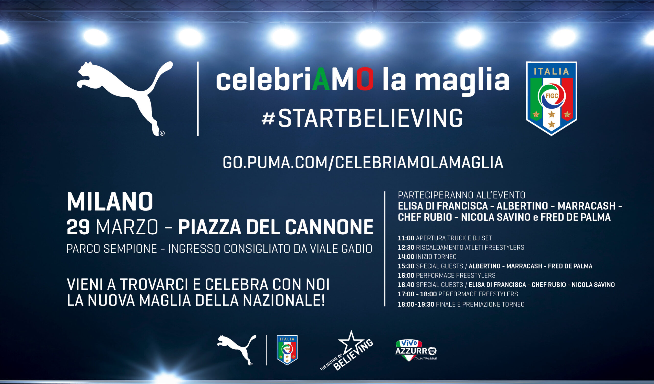 SAVE THE DATE - CelebriAMO la maglia by Puma STD_PUMA_CELEBRIAMO LA MAGLIA_MILANO