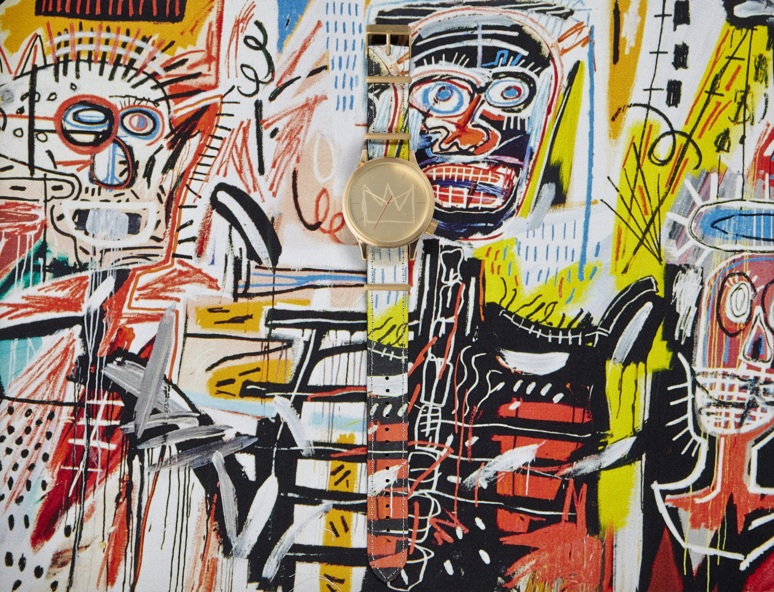 Jean Michel Basquiat for Komono Magnus-Philistines-on canvas