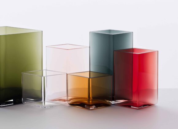 Watercolour shades by Bouroullec for Iittala Iitala vases Borullec