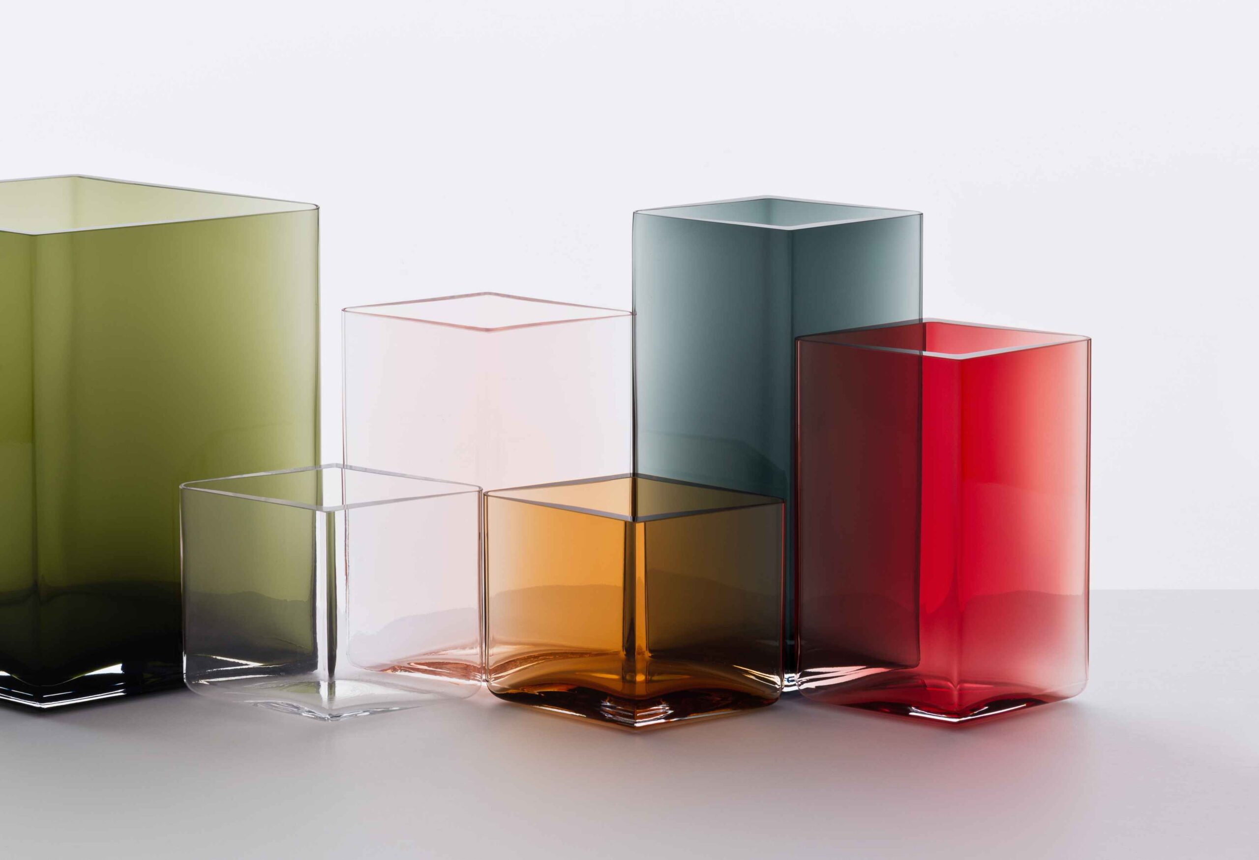 Watercolour shades by Bouroullec for Iittala Iitala vases Borullec
