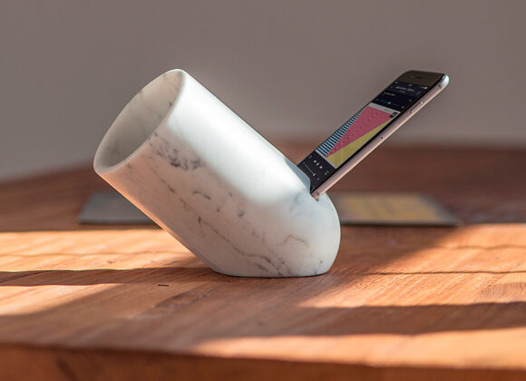 OVO, lo speaker analogico in marmo di Carrara 6