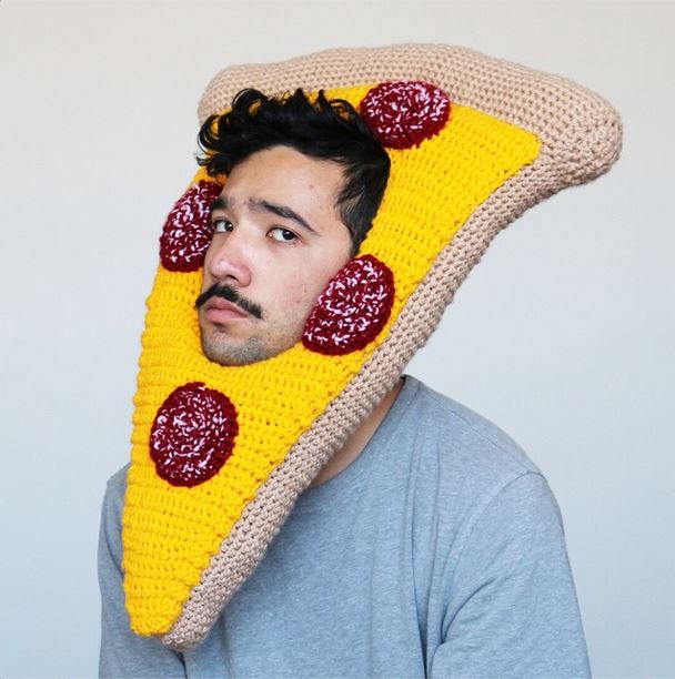 This guy's a damn hot head pizza