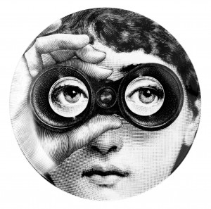 Fornasetti - Practical Madness 01 ter assiette