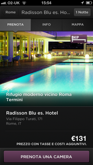 HotelTonight | Apple Watch app Rome3