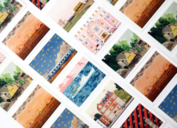 Le cartoline di Wes Anderson tutte