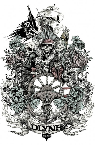 Dead Captain designed by RAF THE MIGHT