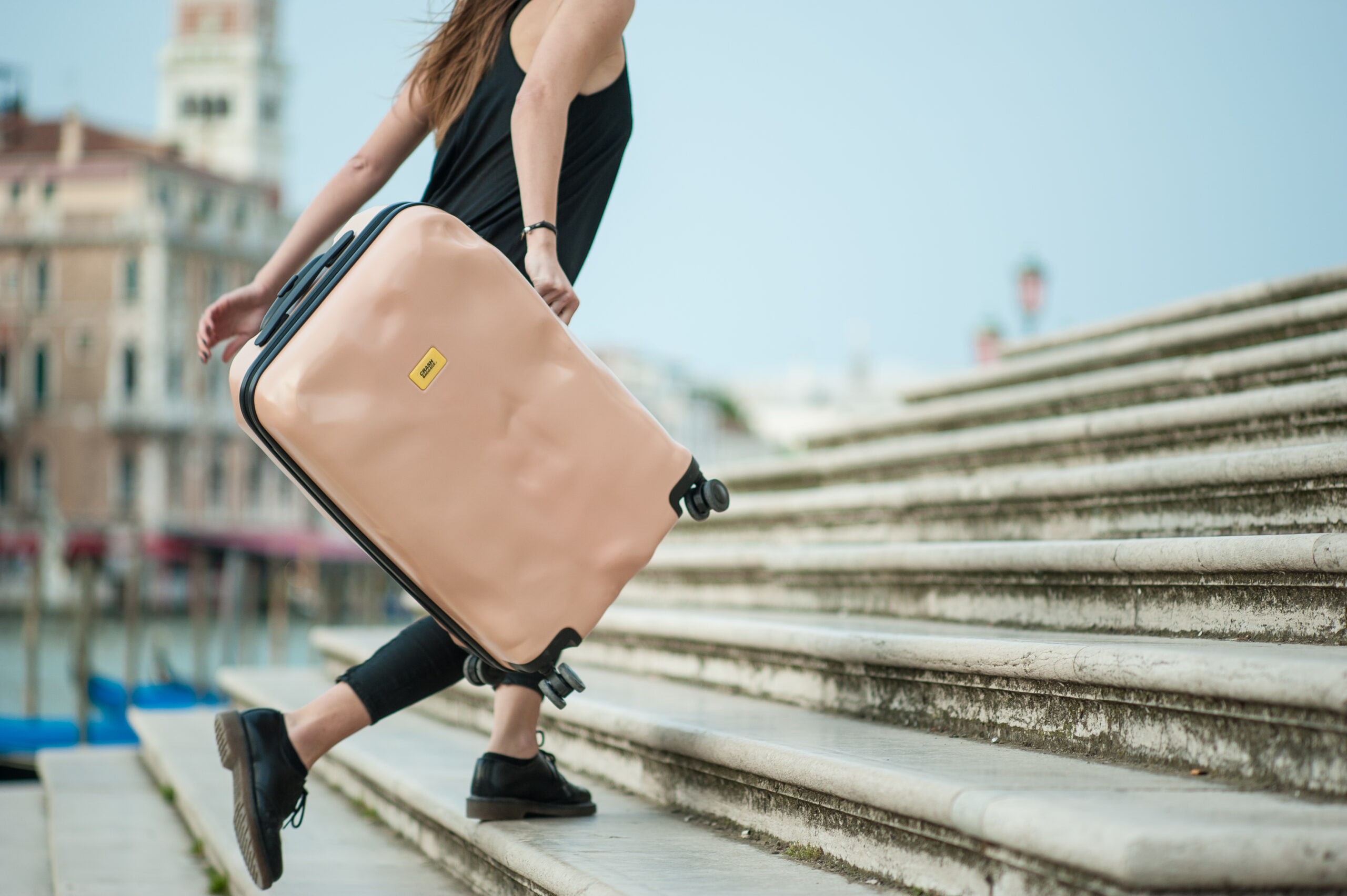 medium 4 wheels nude pink