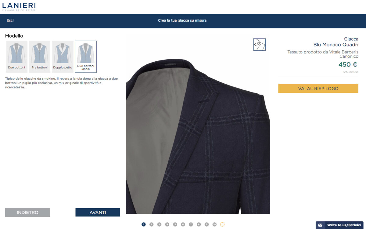 L'esperienza sartoriale 3D di Lanieri configuratore3D-lanieri_3