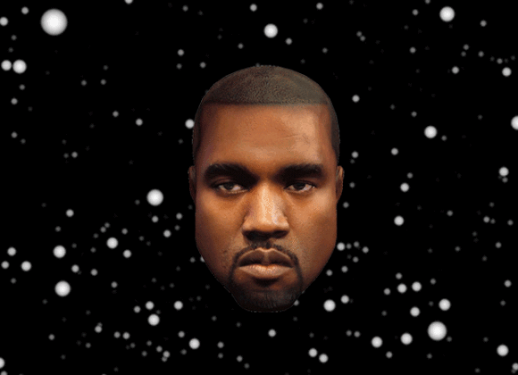 Happy Kanye: la scultura gonfiabile di Hungry Castle Gif Happy Kanye