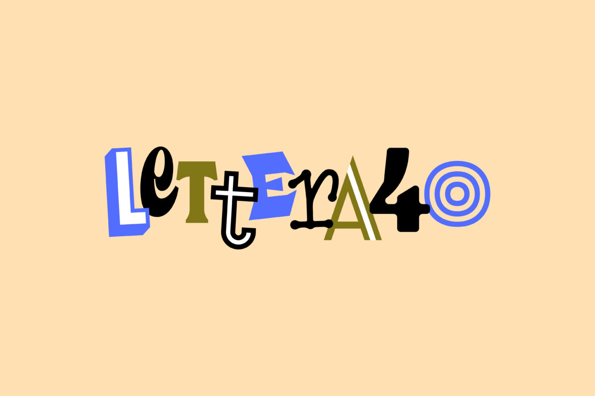 Lettera40, compri un poster e doni per le regioni colpite dal Covid-19 Lettera40_logo