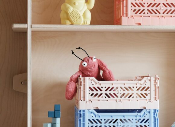 Le coloratissime cassette Aykasa kids-room-shelf-scaled-1
