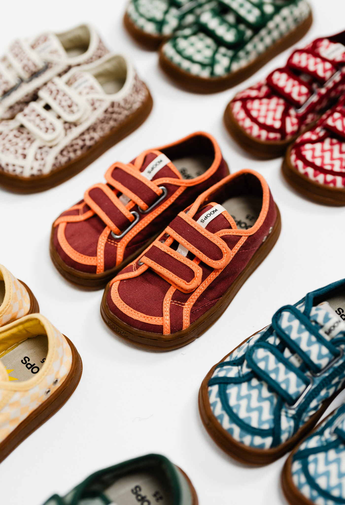 Pensate per favorire il naturale sviluppo dei piedi dei bambini, le scarpe KOOPS uniscono scienza, comfort e design in un equilibrio perfetto.