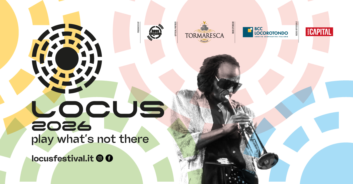 Locus Festival 2026: il futuro della musica parla ancora pugliese locus2026_header-comunicato